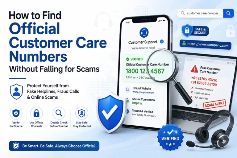 How to Find Official Customer Care Numbers Without Falling for Scams
